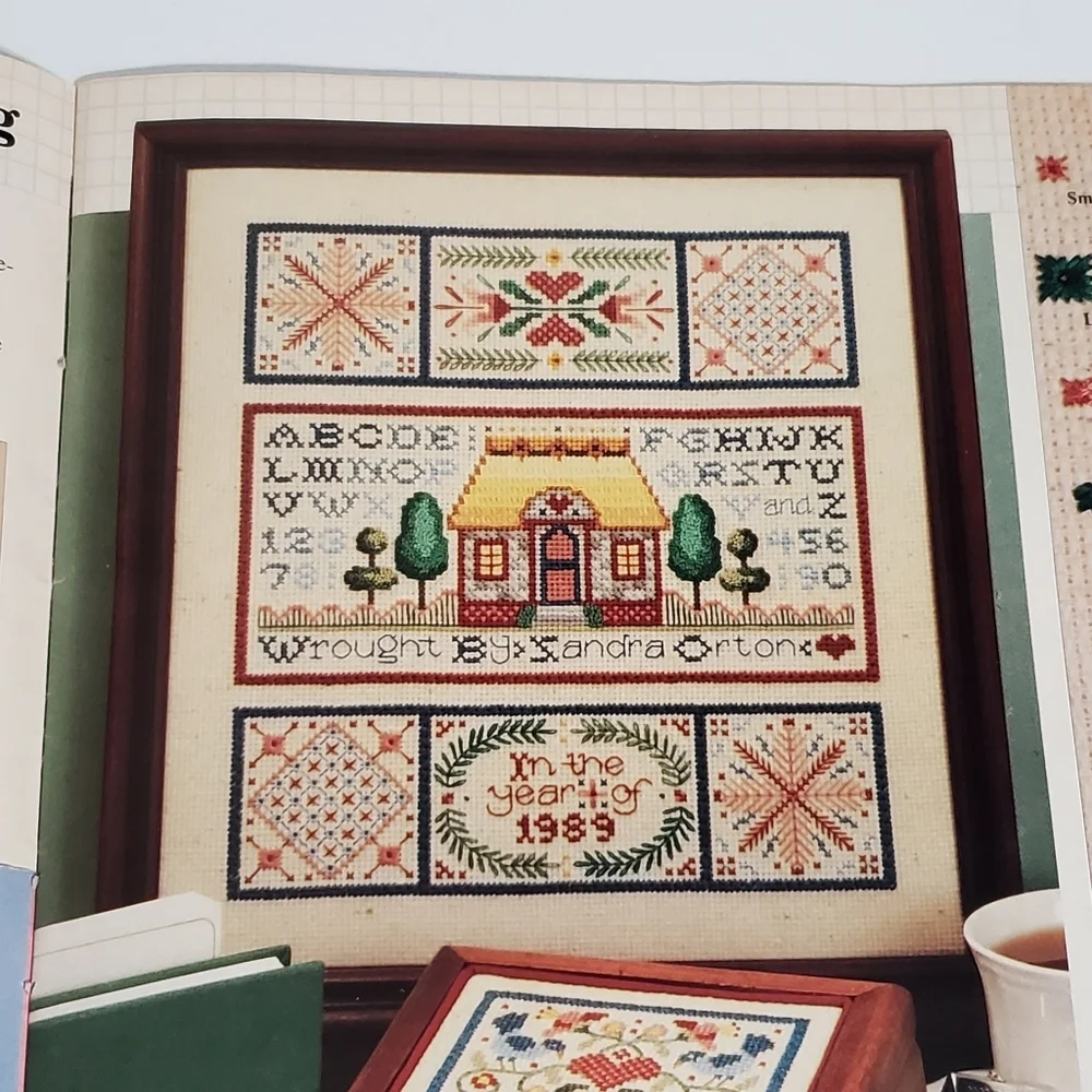 Multiple Patterns Cross Stitch Country Crafts Magazine May June 89